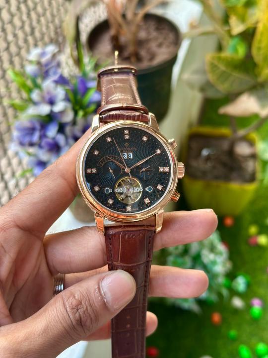 Patek_Philippe leather automatic