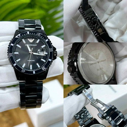 EMPORIO ARMA_ DIVER ALL BLACK