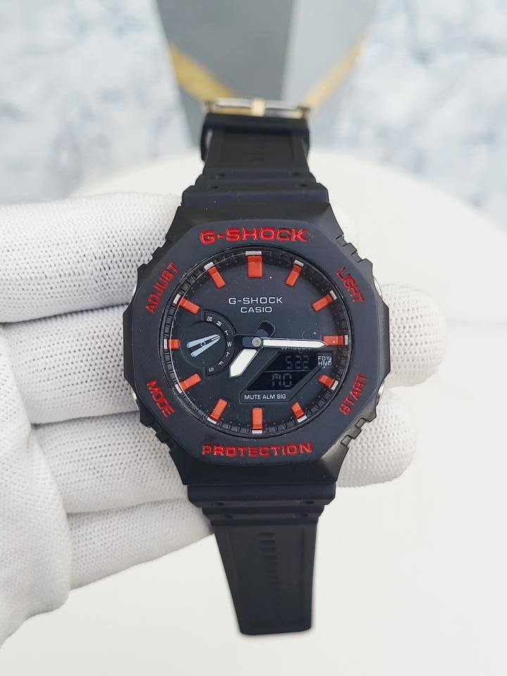 CASIO G-SHOCK 2100 RED Black 198B