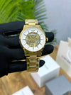 EMPORIO ARMA_ MECCANICO OPEN HEART GOLD WHITE