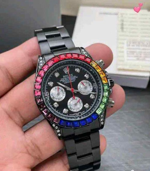 ROLEX_DAYTONA RAINBOW DIAMOND BEZEL