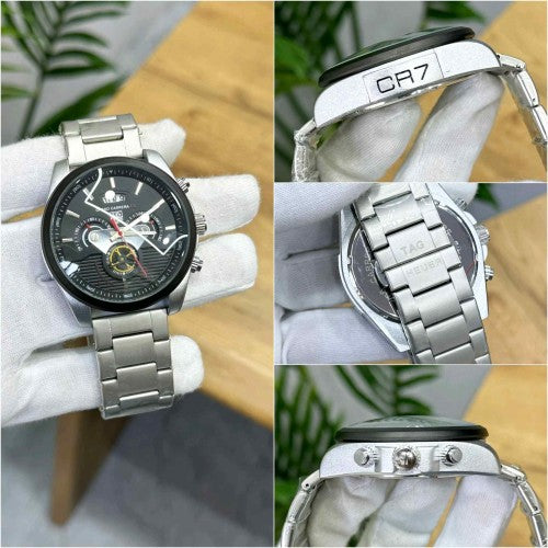 TAG_HEUER_ CARRERA CR7  SILVER BLACK