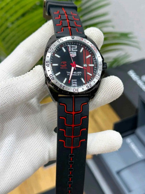TAG HEUER_ FORMULA 1 SENNA SPECIAL EDITION SILVER BLACK