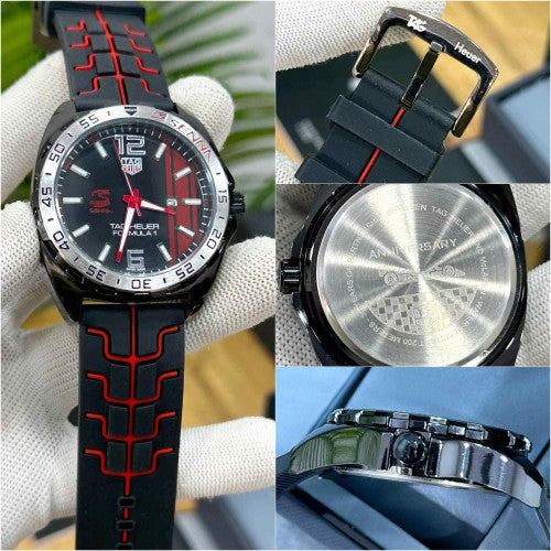 TAG HEUER_ FORMULA 1 SENNA SPECIAL EDITION SILVER BLACK