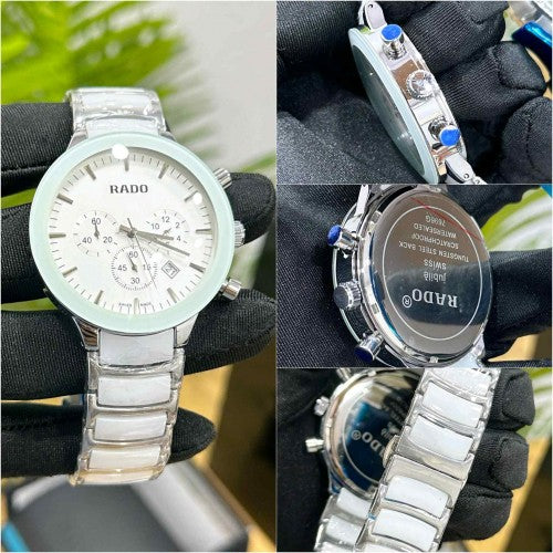 RADO_CENTRIX CHRONOGRAPH IN SILVER WHITE