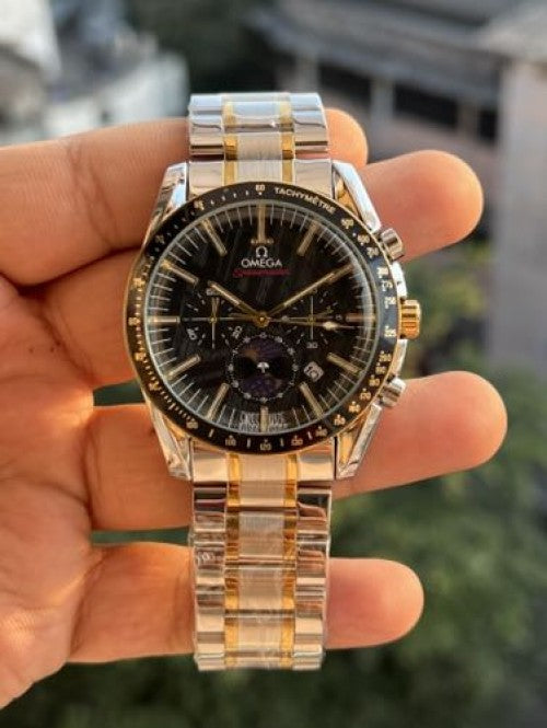 OMEG PREMIUM ALL CHRONO WORKING SUN MOON WORKING