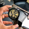 RADO_ CENTRIX AUTOMATIC OPEN HEART BLACK GOLD