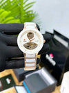 RADO_ CENTRIX AUTOMATIC OPEN HEART WHITE ROSE