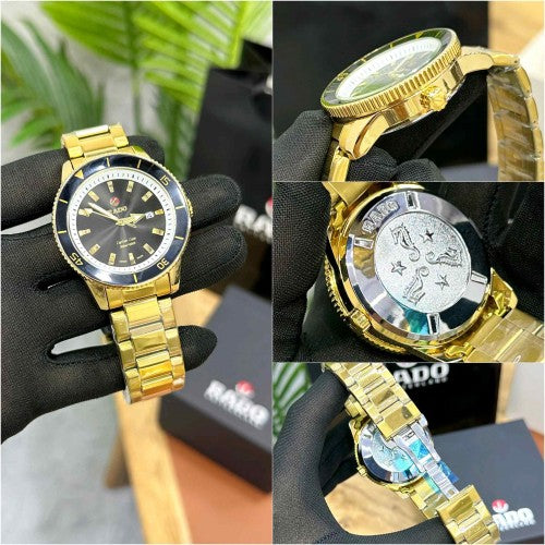 RADO_ CAPTAIN COOK GOLD BLACK