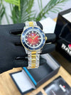 RADO_ CAPTAIN COOK TO TONE GOLD RED