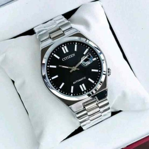 CITIZEN_ TSUYOSA SILVER  BLACK DIAL