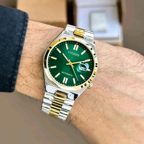 CITIZEN_ TSUYOSA TO TONE GOLD GREEN DIAL