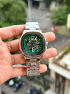 PATEK_ PHILIPPE_ AUTOMATIC OPEN HEART SILVER GREEN