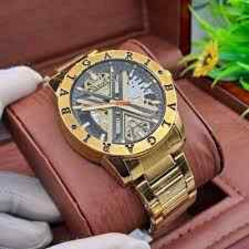 BVLGARI_ STEEL FOR MENS