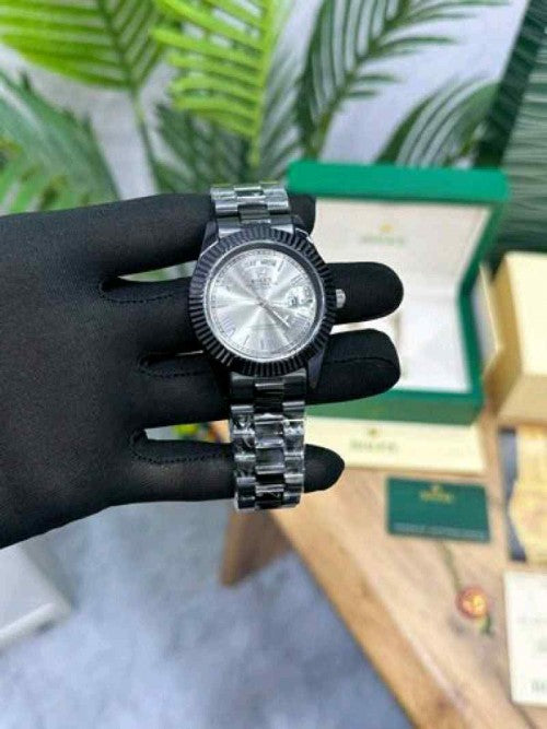 rolex_ day date  quartz black grey
