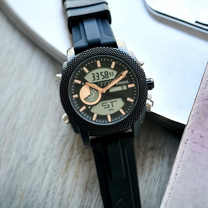 FOSSI_L DUAL TIME WATCH