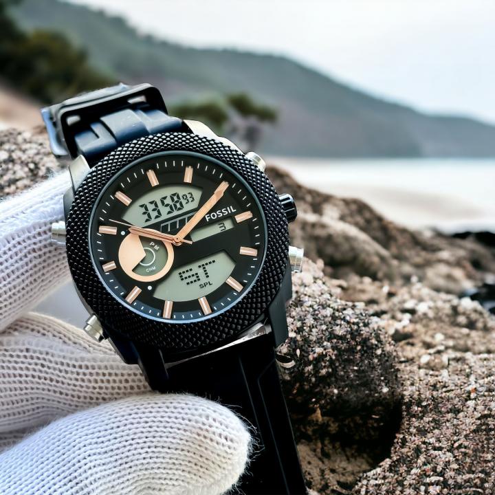 FOSSI_L DUAL TIME WATCH