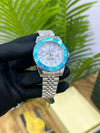 rolex_gmt master ii quartz silver  Tiffany