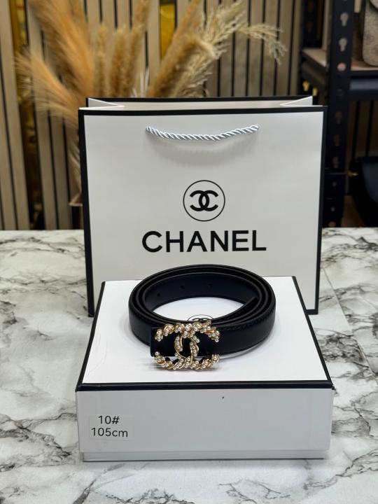 Chane_l CC Pearl Buckle Belt With Box And Dust Bag Including Carry Bag (10)