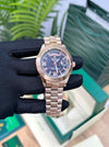 rolex_ day date  quartz rose gold black dial 30F9