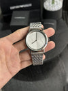 Arma i Exchange AX Silver White Premium Watch