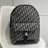 CHRISTIAN DIO_R BAGPACK WITH DUST BAG PREMIUM QUALITY (WHITE BLACK)