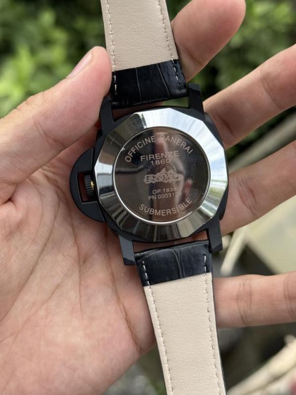 Luminor Panerai Marina Mens Watch (BlackWhite)