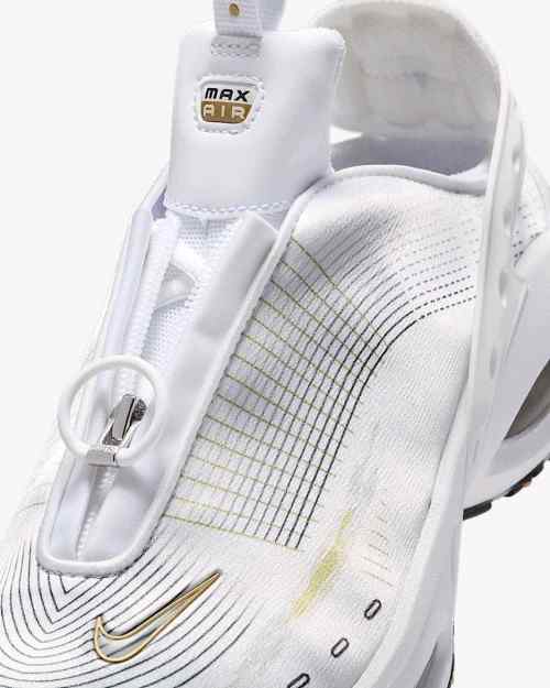 Nikee AirMax Craze White Metallic Gold