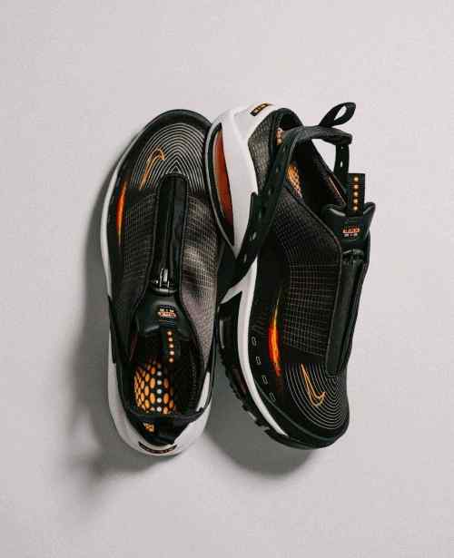 Nikee Airmax Craze Black Platinum Tint Bright Citrus