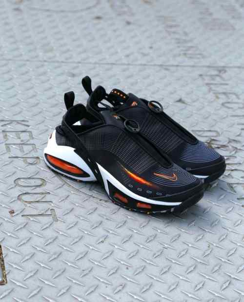 Nikee Airmax Craze Black Platinum Tint Bright Citrus