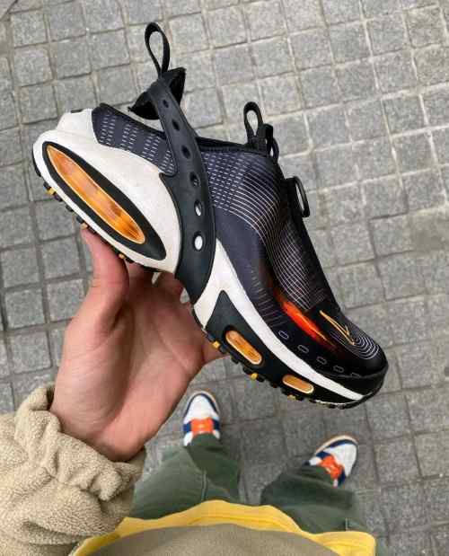Nikee Airmax Craze Black Platinum Tint Bright Citrus