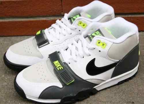 nikee air trainer 1 white black volt sale