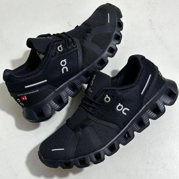 On Cloud 5 Running Waterproof Black sale