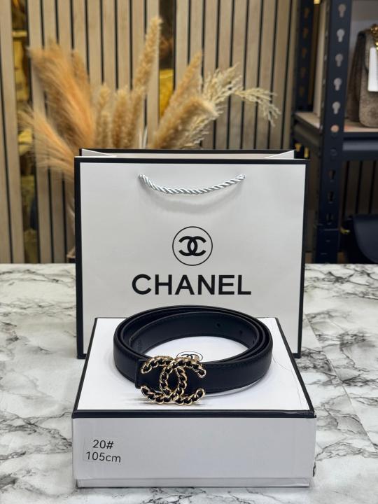 Chane_l Premium Quality Golden Initials Buckle With Box And Dust Bag Including Carry Bag (20)