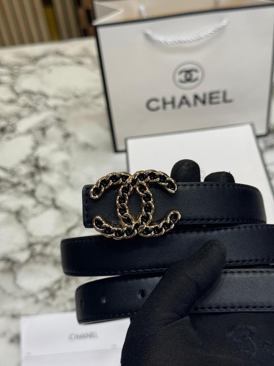 Chane_l Premium Quality Golden Initials Buckle With Box And Dust Bag Including Carry Bag (20)