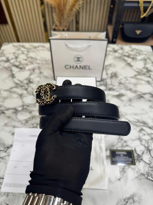 Chane_l Premium Quality Golden Initials Buckle With Box And Dust Bag Including Carry Bag (20)