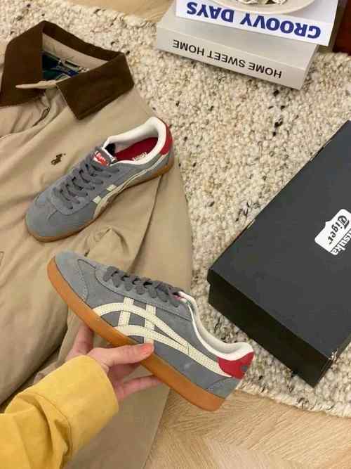 Onitsukaa Tiger Tokuten Grey White Suede Quality