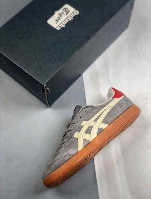 Onitsukaa Tiger Tokuten Grey White Suede Quality
