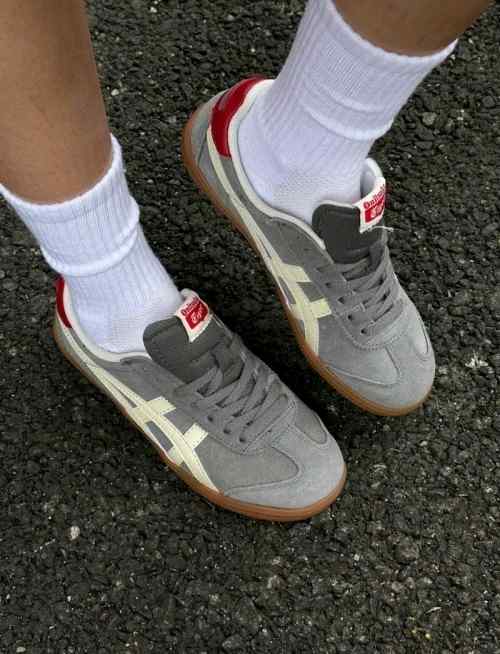 Onitsukaa Tiger Tokuten Grey White Suede Quality