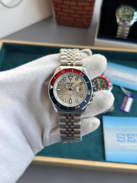 Seiko 5 Sports Pepsi Edition Back Open W291