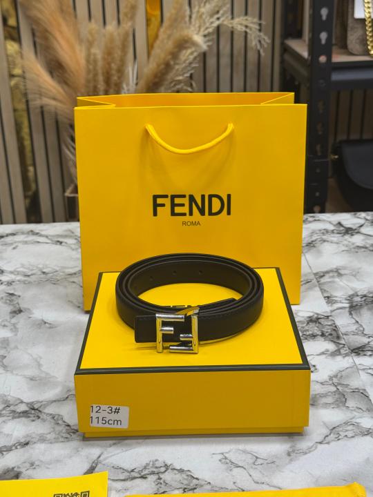 Fend_i FF Logo Buckle With Box And Dust Bag Including Carry Bag (12-3)