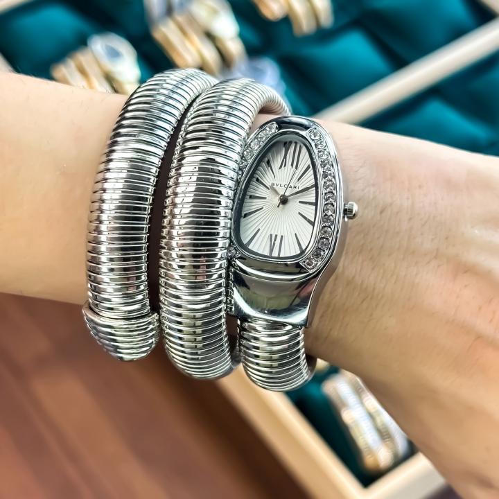 BVLGARI_LADIES_SILVER-WHITE