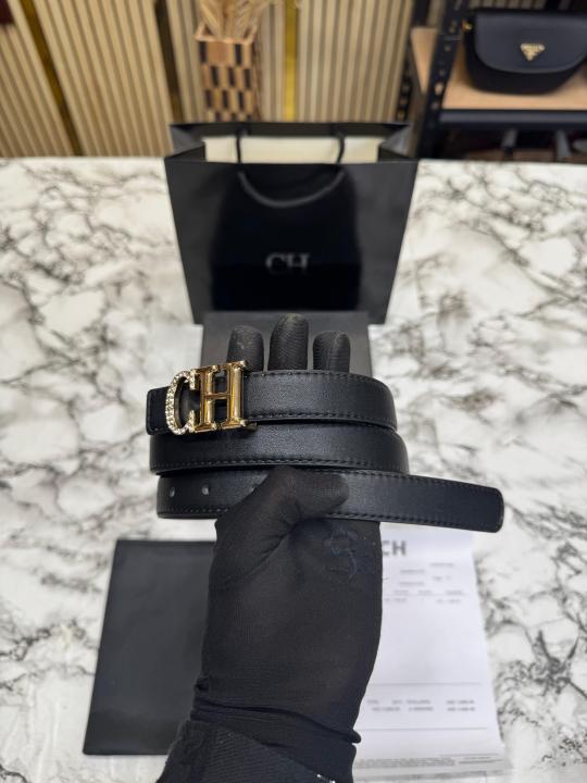 Carolina Herrera Premium Quality Belt With Box And Dust Bag Including Carry Bag (CH-19)