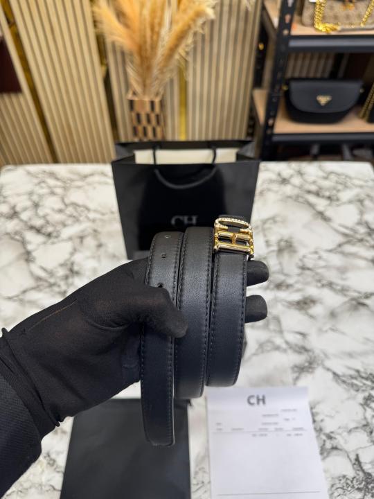 Carolina Herrera Premium Quality Belt With Box And Dust Bag Including Carry Bag (CH-19)