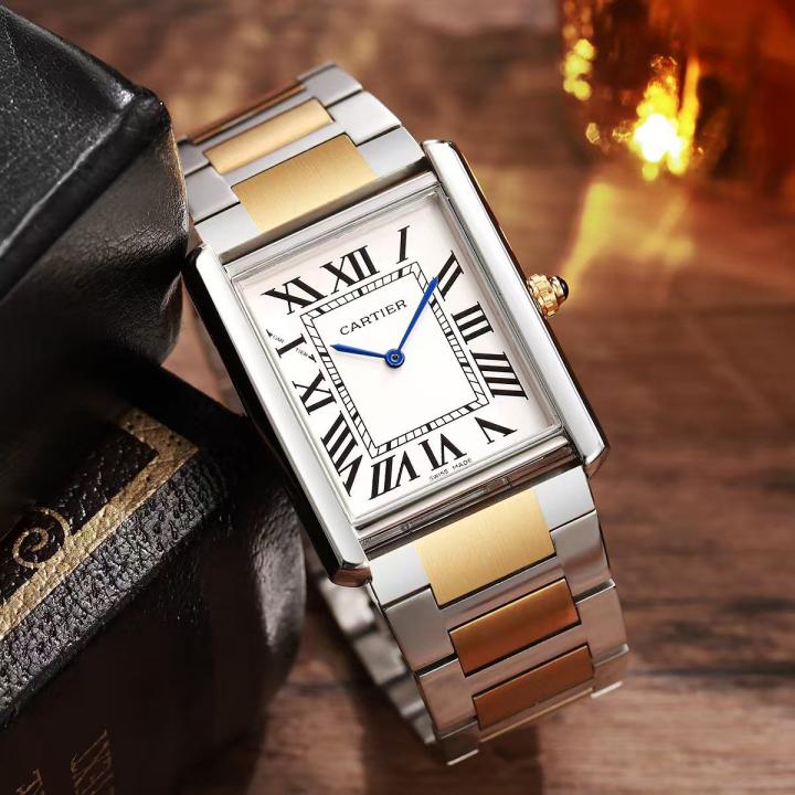 Cartie_r tank  totone gold white