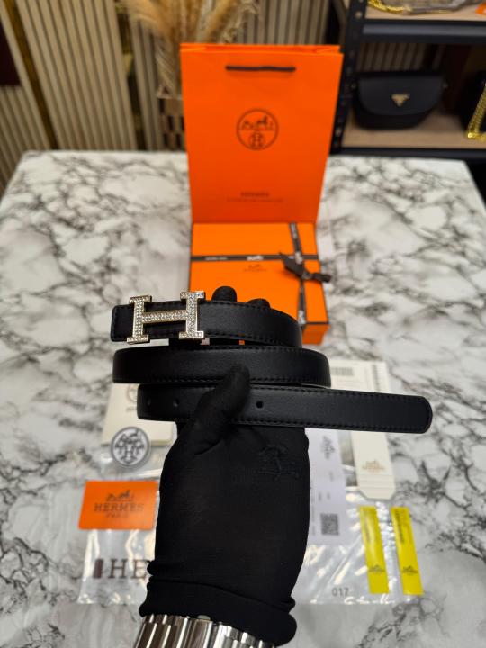 Herme_s H-Buckle Crystal Pave Leather Belt With Box And Dust Bag Including Carry Bag (25)