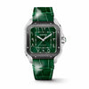 Santos De Cartier Arabic Dial Leather Strap