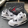 Jordan 4 Military Black Semi UA quality with special box 163