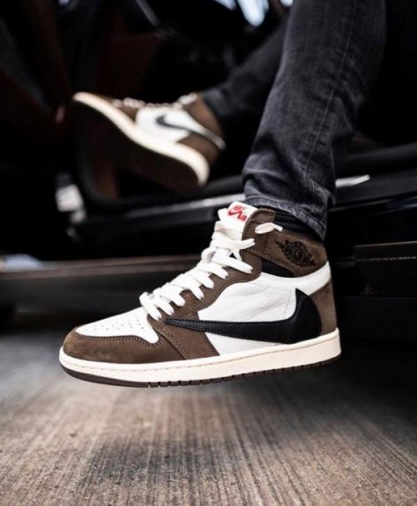 Jordan 1 High Travis Scott Mocha Semi UA quality 591