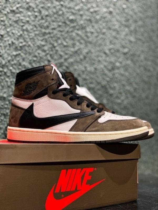 Jordan 1 High Travis Scott Mocha Semi UA quality 591